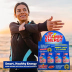 Vitamin Energy B12 11,000% Extra Strength Energy Shot Açaí Pomegranate 48 Pack, 260mg Natural Caffeine, B12 & B6, Nootropic Focus, Vitality, Zero Sugar, Gluten-Free, Vegan, Kosher, 1.93 fl oz