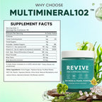 Revive Hair Gummies, Balmbare Revive Gummies for Hair, Promotes Thicker, Fuller, Stronger Hair, with Organic Irish Sea Moss, Pearl Powder Glow, Vitamin C/E, Aloe Vera, 60 Count (2)