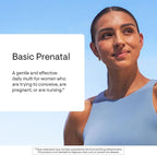 THORNE - Basic Prenatal - Well-Researched Folate Multi for Pregnant & Nursing Women - Includes 18 Vitamins & Minerals, Plus Choline - Third-Party Certified - Gluten, Dairy & Soy-Free - 30 Servings