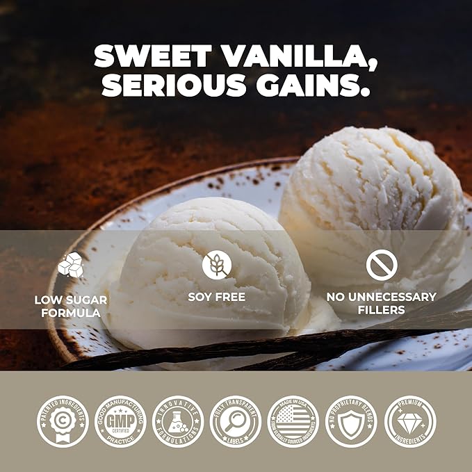 Underground Bio Labs Panda Fuel Premium Protein Whey,Hydrolyzed Collagen,Casein,Probiotics, Enzymes, Keto Friendly,Time Release, 25 Servings (2.5 Pound, Vanilla Ice Cream)