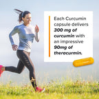 Theracurmin Turmeric Curcumin Supplement, 60 Count, High Absorption Turmeric & Curcumin -Joint Support Supplement - 42.6X More Bioavailablity