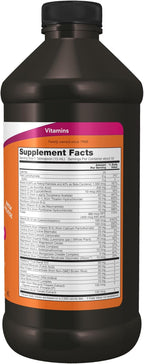 NOW Foods Supplements, Liquid Multi, Tropical Orange Flavor, Fast Absorption, with Added Phytonutrients, 16-Ounce