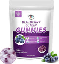 Hudetex Blueberry Lutein Eye Vitamins Gummies with 180 Count - 3 Month Supply, Vegan Eye Health Supplement for Kids and Adult, Lutein Gummies for Vision Clarity and Blue Light Support