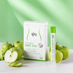 Dot Tea – Green Apple Single-Serve Packets, 1 Boxes (14 Servings) – Apple-Derived Polyphenols + Vitamins B1 & D – Korean Inner Beauty Drink