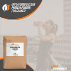 BulkSupplements.com Whey Protein Isolate Powder - Whey Protein Powder, Unsweeteneed, Unflavored & Gluten Free - 30g per Serving, 20kg (44 lbs) (Pack of 1)