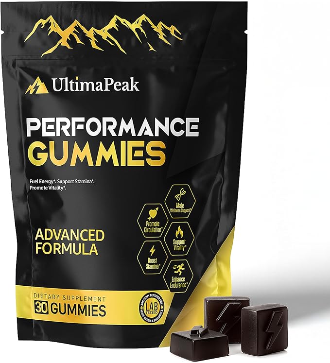 Pure Himalayan Shilajit Gummies with Ashwagandha,Trace Minerals & Fulvic Acid, Natural & Non GMO Supplement for Men & Women, 30 Count