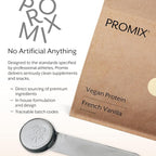 ProMix Nutrition Vegan Protein Powder, 25g Plant Based Canadian Yellow Pea Protein, Vitamin B12, BCAAs - Vanilla - 5lb Bulk