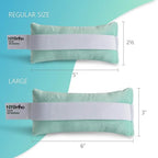 NYOrtho Hand Contracture Cushion 6" x 3" - 1-Pack Palm Grip for Stroke Recovery & Orthopedic Support - Latex-Free, Odor-Control, Sweat-Resistant, Machine Washable Palm Protector with Elastic Strap