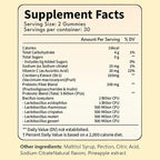 Pineapple Gummies for Women pH, Premium Feminine pH Balance Gummy, Vaginal Probiotics, Immune Support, Vegan, Gluten-Free, 60 Gummies 30 Servings