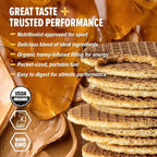 Honey Stinger Organic Peanut Butter Banana Waffle, Energy Stroopwafel for Exercise, Endurance & Performance, Sports Nutrition for Home & Gym, Pre & Post Workout, 16.96 Ounce (Pack of 16)