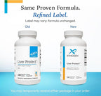XYMOGEN Liver Protect - Supports Liver Health + Glutathione Production - Milk Thistle Extract, ALA Alpha-Lipoic Acid, N-Acetyl-L-Cysteine, Selenium L-Selenomethionine (120 Capsules)