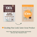 OM MUSHROOM SUPERFOOD Master Blend Vegan Protein – Organic Chocolate Plant Protein with 10 Mushrooms, Ashwagandha, BCAAs & B12 – Energy, Recovery & Immune Support – 10 Single Serves