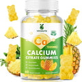 Calcium Citrate Gummies 1200 mg, Sugar Free Calcium Gummies for Adults & Kids, Chewable Calcium Supplements for Women, Bone & Immune Support, Pineapple Flavor 60 Count
