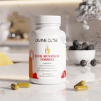 Total Menopause Formula 17-in-1 Support Supplement for Women with Ashwagandha, Black Cohosh, Maca, Probiotics, Vitamins D3, B6, B12 for Balance, Vitality & Mental Clarity | 60 Capsules