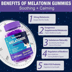 Melatonin Gummies 30mg for Adults - Maximum Strength Melatonin Gummies for Relaxation & Soothing, Exogenous Melatonin Supplement with FOS for Immune, Gut Health and pH Balance, Sugar Free -120 Counts