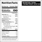 Quest Nutrition Bake Shop, Chocolate Brownies, 10g Protein, 2g Net Carbs, 1g Sugar, Protein Snack, 10 Count