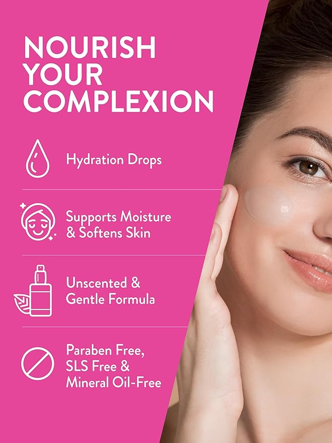 Nature's Truth Collagen Beauty Serum | 1 fl oz | for Skin | Unscented and Hydrating | Free of Parabens & Gluten