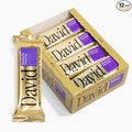 David High Protein Bars - 0g of Sugar, Low Carb, Gluten Free - 28g of Protein, 150 Calories - On-The-Go Snack - Blueberry Pie Flavor, Pack of 12
