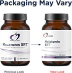 Designs for Health Time Release Melatonin SRT - Melatonin Supplement for Sleep - Sleep Supplement for Adults, 6mg Per Tablet - Vegan + Non-GMO (60 Tablets)