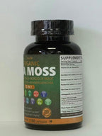 Bualle Irish Sea Moss Capsules – Organic Sea Moss, Black Seed Oil, Ashwagandha Supplements with Bladderwrack, Ginger & Burdock Root – Supports Daily Wellness, Skin & Energy – 150 Capsules,(Pack of 2)