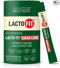 Lacto Fit Daily Balance Probiotic Sticks with Zinc & Banaba Leaf Extract, 60 Single Serve Sachets, Digestive and Wellness Support Supplement, Convenient Daily Powder Sticks, Korean Formula