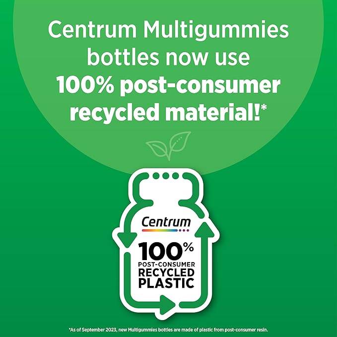Centrum MultiGummies for Women 50 Plus, Multivitamin/Multimineral Supplement with Vitamins D3, E, B6, and B12, Assorted Fruit Flavor - 140 Count