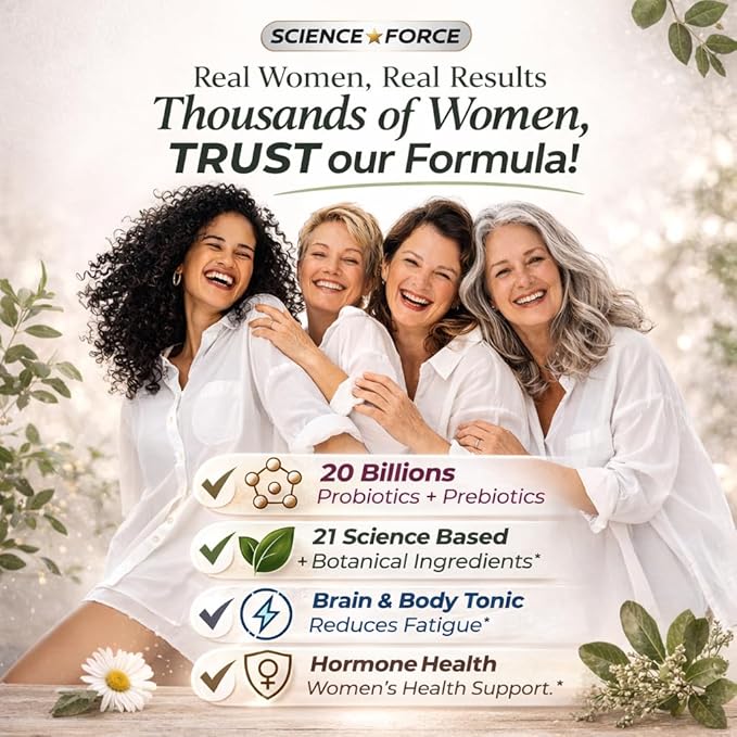 Lovely Menopause Supplement + Hormone Balance + Weight Management, Hot Flashes, Mood Swings, Vaginal Health & Dryness | Black Cohosh, Dong Quai, Ashwagandha + Probiotics, Woman Supplement, 60 ct