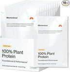 Momentous Vegan Protein Powder - 20 g Plant-Based Protein - NSF Certified for Sport - Gluten-Free - Non-GMO - 10 Servings for Essential Everyday Use - Vanilla
