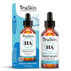 TruSkin Hyaluronic Acid Serum for Face – 7 Ultra-Hydrating Ingredients – Moisturizing & Plumping Facial Serum for Smooth, Healthy-Looking Skin, 2 Fl Oz