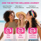 Feminine Balance Gummies for Women, Premium Ph Balance Gummies with Probiotic for Vaginal Flora Balance, Immune Support Supplement, Gluten-Free, Strawberry Flavor with Liquid Filled, 60 Count