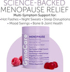 Menopause Supplements for Women | Menopause Gummy Vitamins | Relief for Hot Flashes, Night Sweats & Mood Swings | Helps Sleep Disruptions & Brain Function | 60 Vegan Gummies