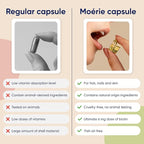 Moerie Ultimate Hair Growth Supplements for Women & Men - Hair, Skin, Nails Vitamins with Biotin & Minerals for Hair Health - Thicker Hair - 60 Capsules