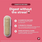 Physician's CHOICE Digestive Enzymes - Multi Enzymes, Bromelain, Organic Prebiotics & Probiotics for Digestive Health & Gut Health - Bloating & Meal Time Discomfort - Dual Action - All Diets - 30 CT