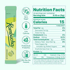 TEAZEN Green Mandarin Lime Kombucha Powder, Hydration Drink Mix, Sugar Free, Live Probiotics & Prebiotics, On-the-Go 10 Packets, 1.76oz