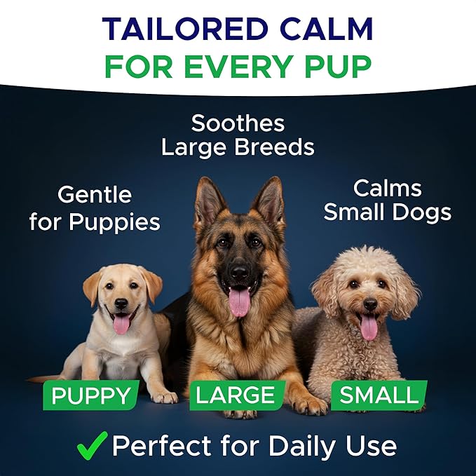 Melatonin for Dogs to Sleep 6mg - Doggie Sleep Aid Treats - Sleeping Pills for Anxiety - Extra Strength Calming Chews Large & Medium Breed Help Sleep at Night - Made in USA - 120Ct