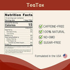 Teatox Herbal Tea for Hormone Balance, Menstrual, PMS | 100% Natural & Organic Tea | PCOS & Menopause Support | Antioxidant & Anti-Aging With Ginger, Red dates & Goji Berries, 12 Bags
