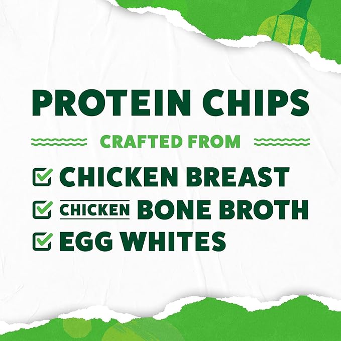 WILDE Protein Chips Spicy Queso, Thin and Crispy High Protein Snacks, Keto Friendly, Low Carb Chips, Real Ingredients, 1.34oz (Pack of 8)