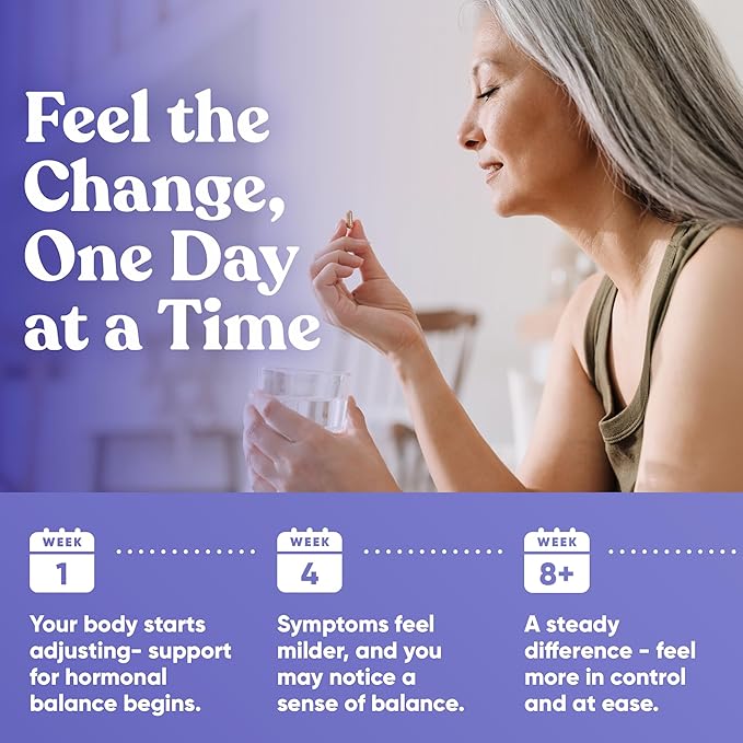 Staying Cool Menopause Supplements for Women – Hormonal Hot Flash Relief, Weight Support, & Night Sweats – Vitex Chaste Tree & Black Cohosh – 60 Vegetarian Soft Capsules