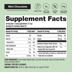 Perfect Keto Collagen Protein Powder with MCT Oil - Grassfed, GF, Multi Supplement, Best for Ketogenic Diets, Use as Keto Creamer, in Coffee and Shakes for Women & Men (Mint Chocolate)