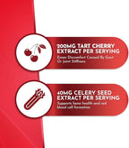 Atlantis Nutrition Tart Cherry Gummies with Celery Seed Extract - Advanced Uric Acid Cleanse for Immediate Relief | Joint Relief & Recovery | Powerful Antioxidant with Joint Support - 60 Gummies