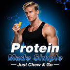 duwhot Whey Protein Gummies Sugar Free, Low Calorie 8g Protein Per Serving, Easy to Take Snacks for Men & Women, Lemon Flavor, 1 Month Supply, 120 Chews