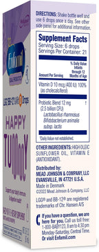 Enfamil Prenatals & Baby Vitamins Dual Probiotics Drops, Supports Baby's Immune & Digestive Health*, 8.7mL Bottle