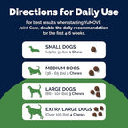 YuMOVE Hip & Joint Supplement for Dogs with Glucosamine, Hyaluronic Acid, Green Lipped Mussel & Omega 3 Joint Supplement - Regular or Advanced Strength (180ct Chews, Advanced Strength)