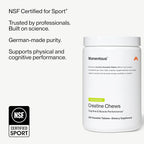 Momentous Creatine Chews - Creatine Monohydrate - Supports Strength, Lean Muscle, & Recovery for Men & Women - NSF Certified for Sport - 150 Chewable Tablets - Lemon Lime