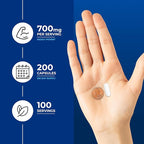 We Like Vitamins Phytoceramides 700mg - 200 Capsules All Natural Wheat Free and Plant Based - Phytoceramide Supplement - Skin Supplement for Women - Ceramides for Skin Hydration, Repair, Rejuvenation