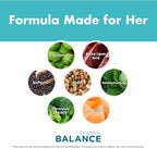 Essential Balance Hormonal Support and Vitamin Supplement for Women by Foxy Fit – Antioxidant, Healthy Skin & Hair for Daily Use* (30 Servings)