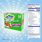 Blue Diamond Almonds Whole Natural Raw Snack Nuts, 100 Calorie Travel Bags, 32 count