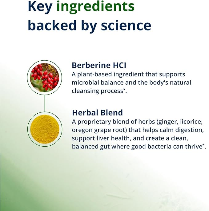 Metagenics CandiBactin‑BR - Concentrated Berberine for Intestinal Support* - 400 mg Berberine HCl per Serving with Oregon Grape & Coptis Root* - Supports Gut Health & Microbial Balance* - 180 Tablets