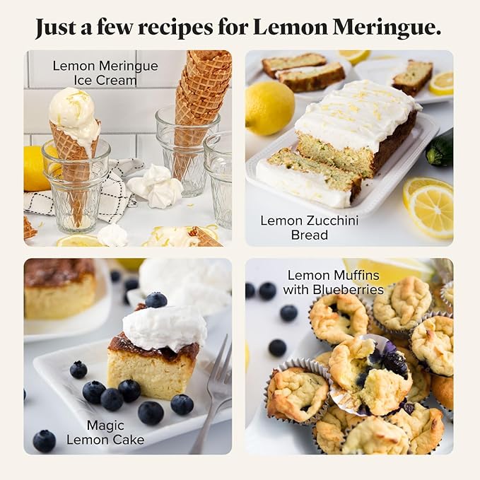 Keto Chow Lemon Meringue - Keto Meal Replacement Shake Powder - Nutritionally Complete - Low Carb - Delicious Easy Meal Substitute - Protein Rich You Choose The Fat - Single Meal Sample