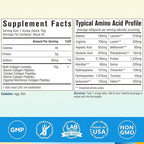 Terranics Multi Collagen Peptides Powder, Type I II III V X Hydrolyzed Collagen for Women+Men, Collagen Supplements, Fast Dissolve, Unflavored Colageno, No Sugar, Keto, 16oz